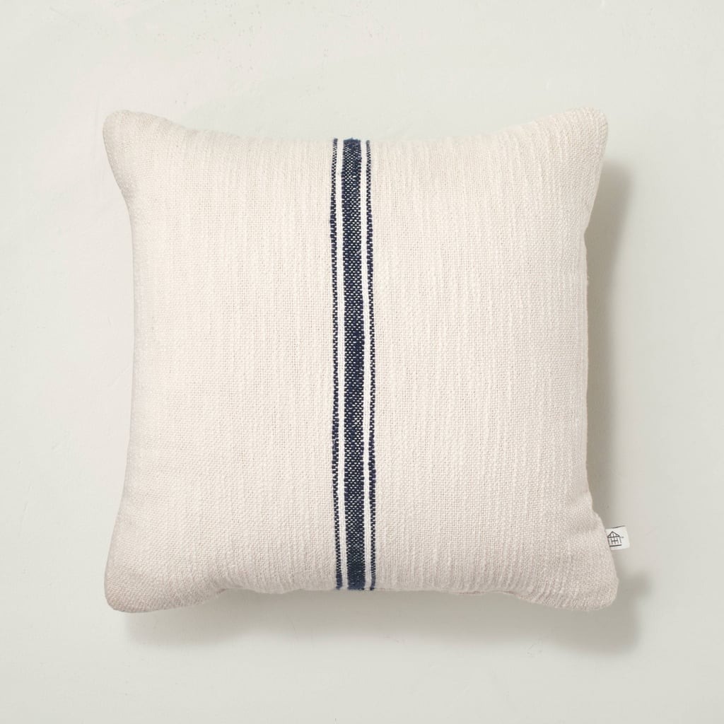 An Accent Pillow: Hearth & Hand Bold Vertical Stripe Throw Pillow
