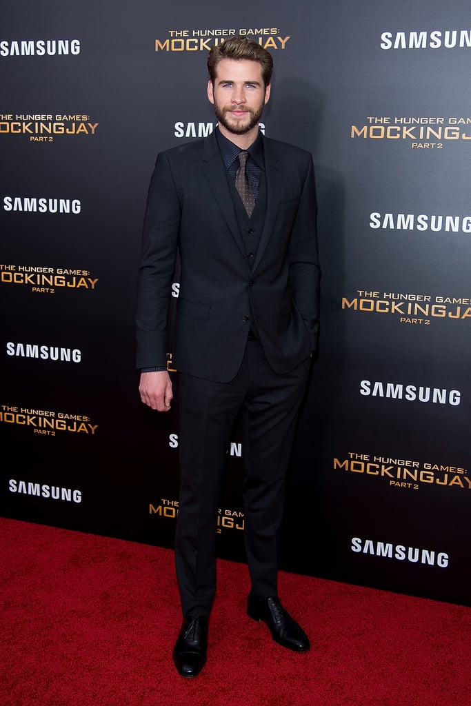 Liam Hemsworth Wearing a Panda Onesie