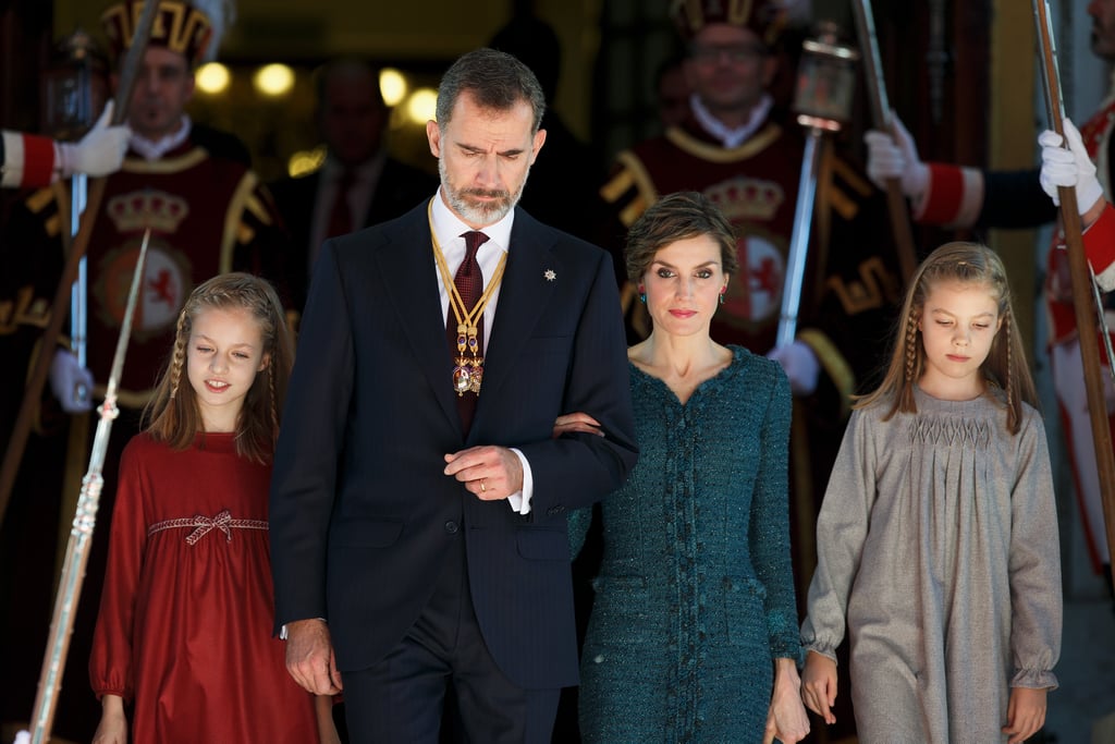 Queen Letizia and Her Daughters November 2016