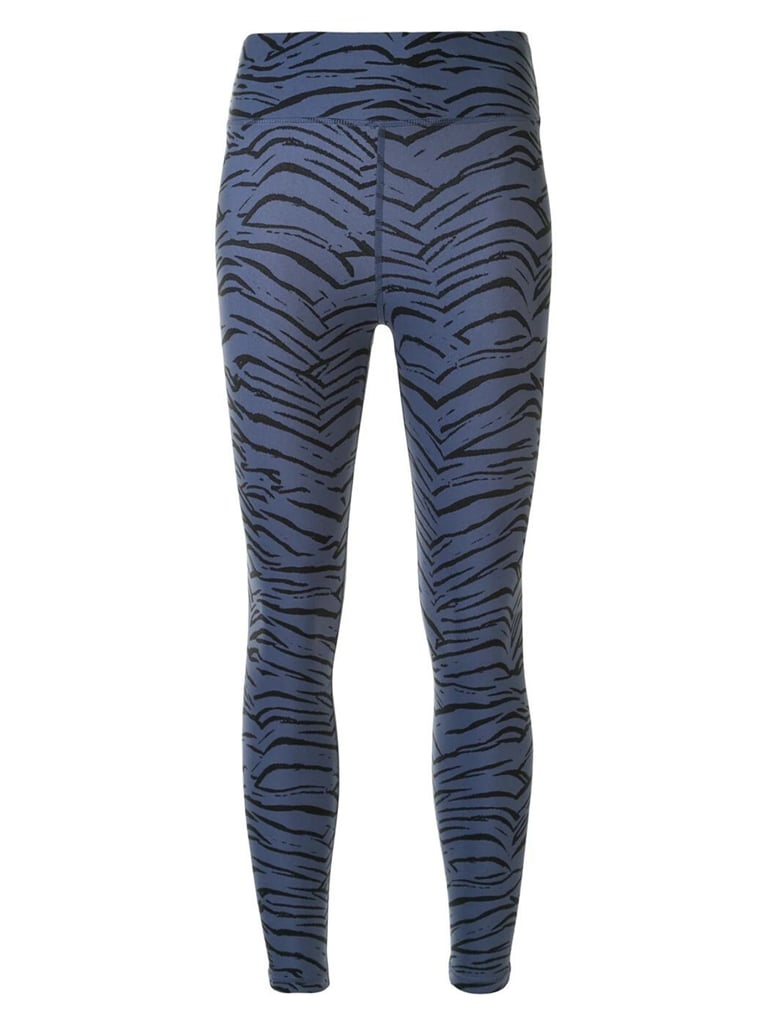 The Upside Indigo Tiger Midi Leggings