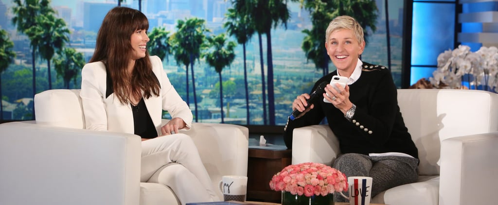 Jessica Biel and Ellen DeGeneres Calling Justin Timberlake
