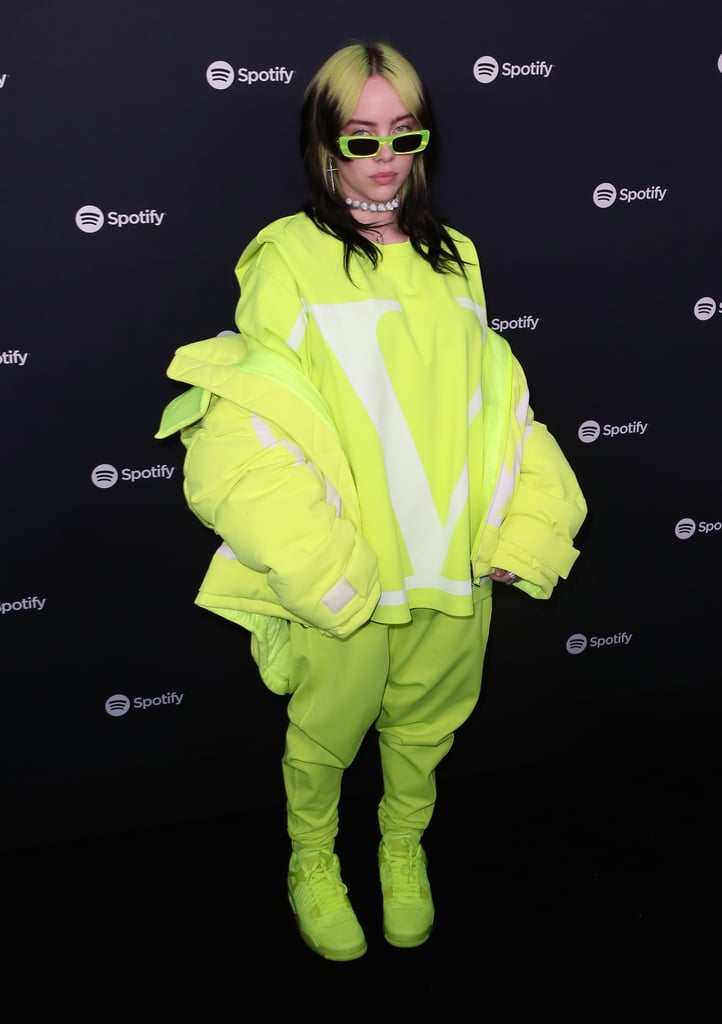 Billie Eilish Wearing Valentino at the Spotify Best New Artist Party