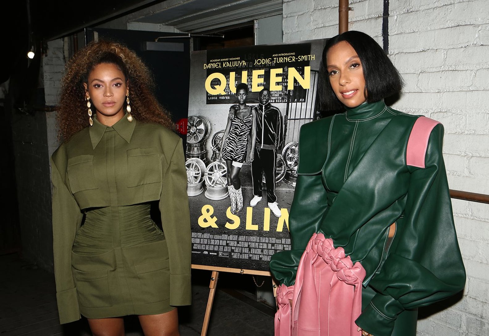 Beyoncé Wears Green Balmain Outfit at Queen & Slim Screening | PS Fashion