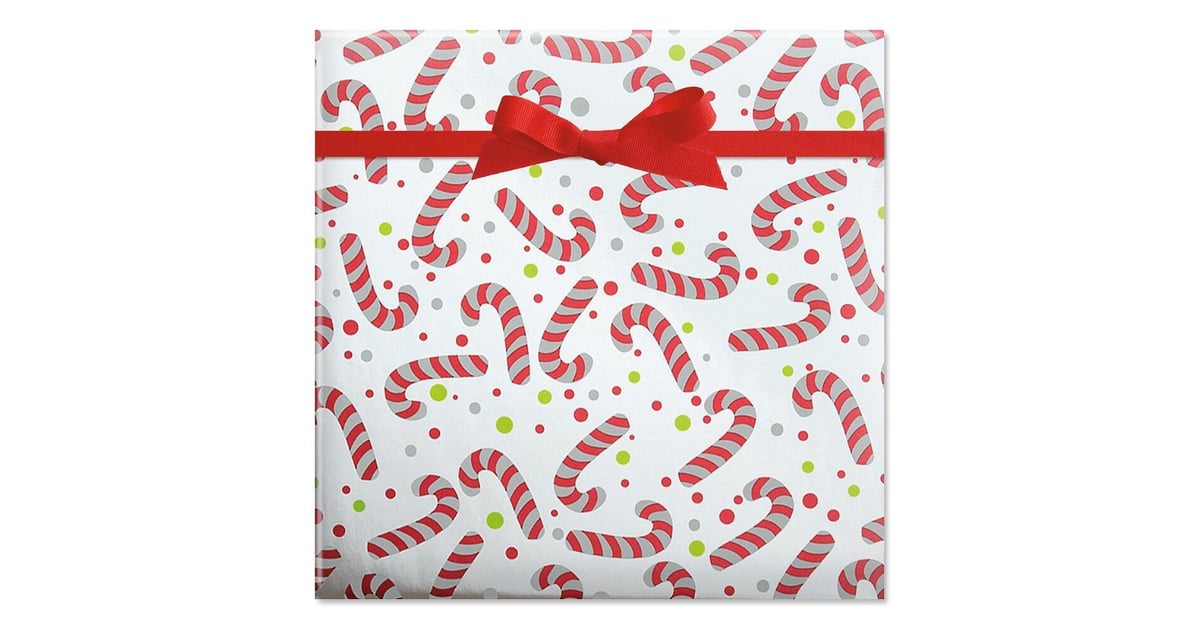 Candy Canes Gift Wrap Best Wrapping Paper From Amazon POPSUGAR