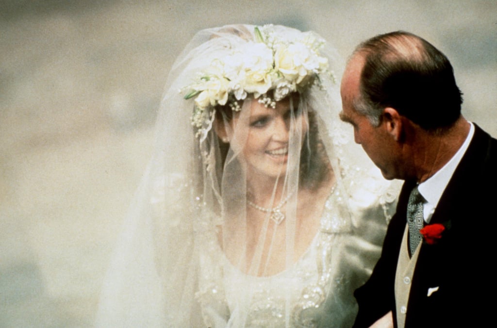 Sarah Ferguson With Her Dad Ronald in 1986