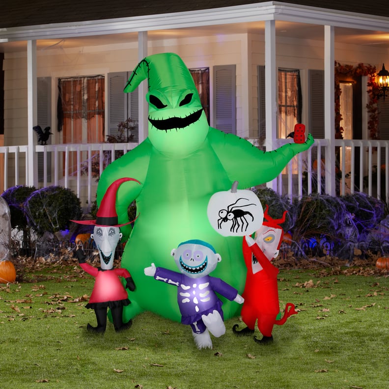Gemmy Oogie Boogie, Lock, Shock, and Barrel Lighted Inflatable