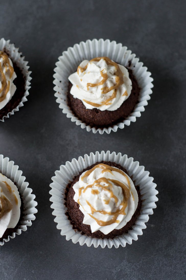 Chocolate-Banana Cupcakes With Coconut Cream