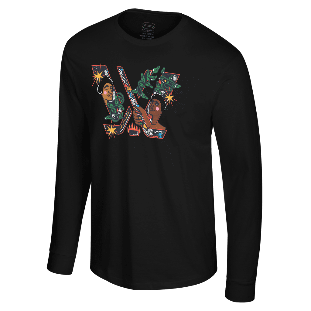 PWHL x Kezna Dalz Black History Month Adult Long Sleeve T-Shirt
