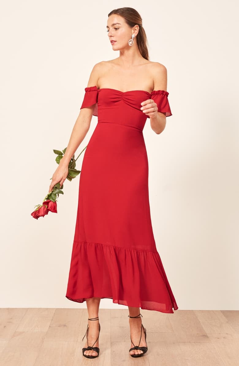 Reformation Butterfly Midi Dress 14 Stunning Dresses Bridesmaids