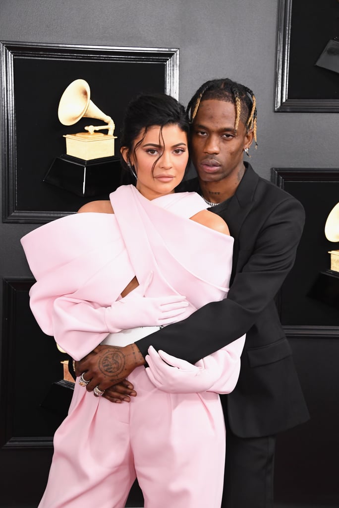 Kylie Jenner and Travis Scott at the 2019 Grammys