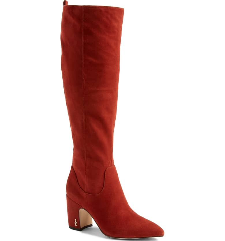 comfortable knee high boots for walking