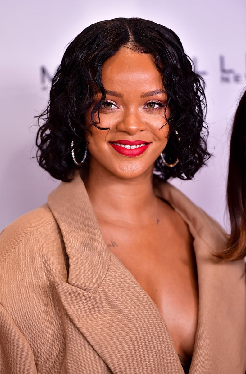 Rihanna's Curly Bob Haircut in 2017