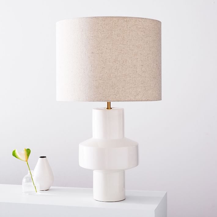 West elm modern store totem table lamp