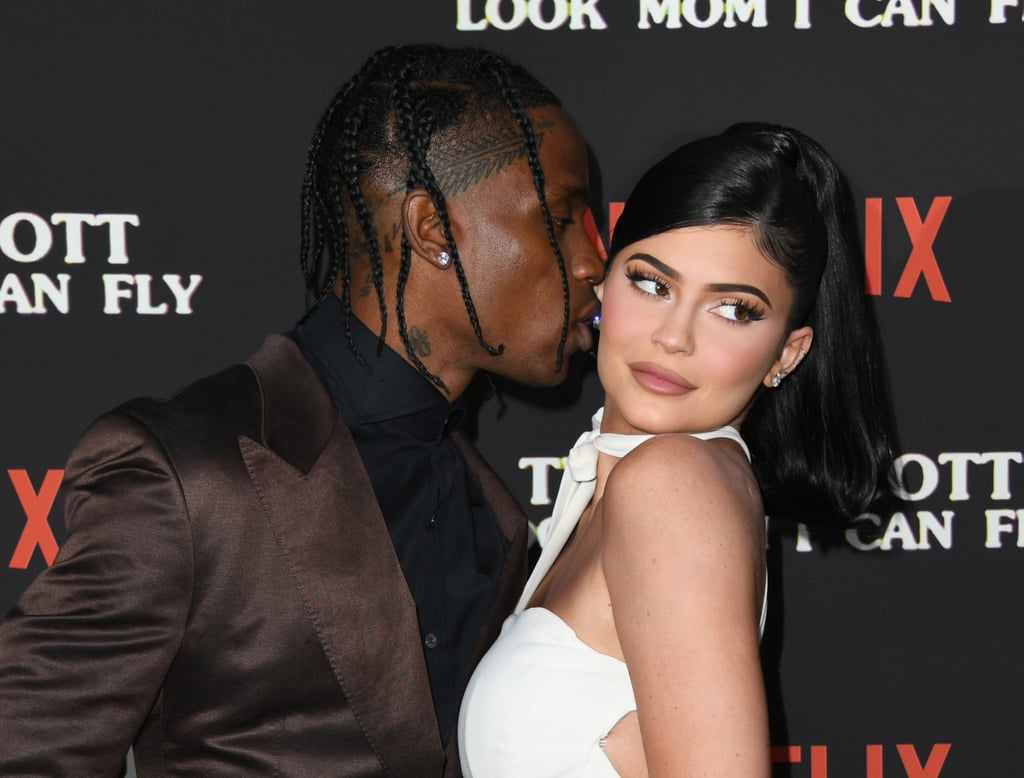 Kylie Jenner and Travis Scott at Travis Scott: Look Mom I Can Fly Premiere