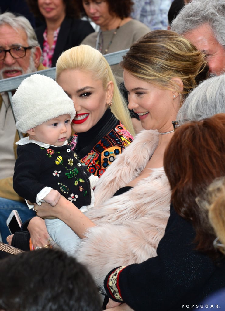 Adam Levine and Baby Dusty at Hollywood Walk of Fame 2017