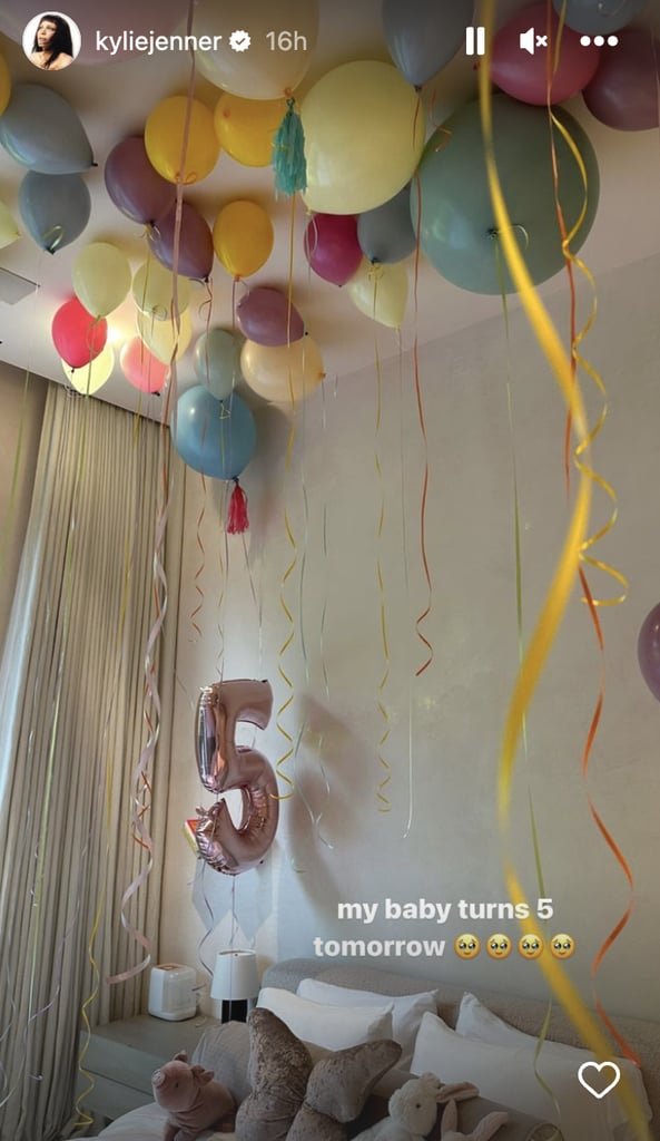 凯莉詹纳庆祝Stormi的第五个生日