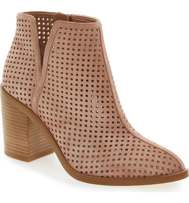 1 State Larocka Perforated Bootie | Best Boots From Nordstrom ...
