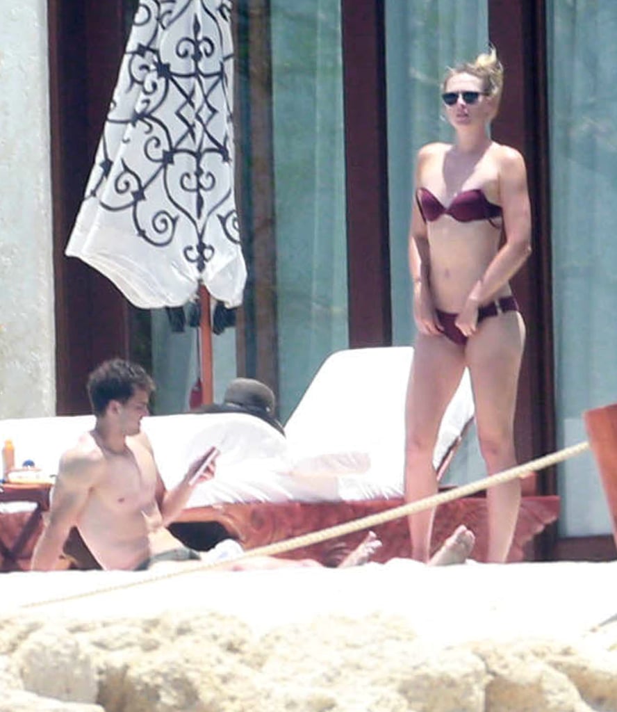 Maria Sharapova in a Bikini With Her Boyfriend in Mexico