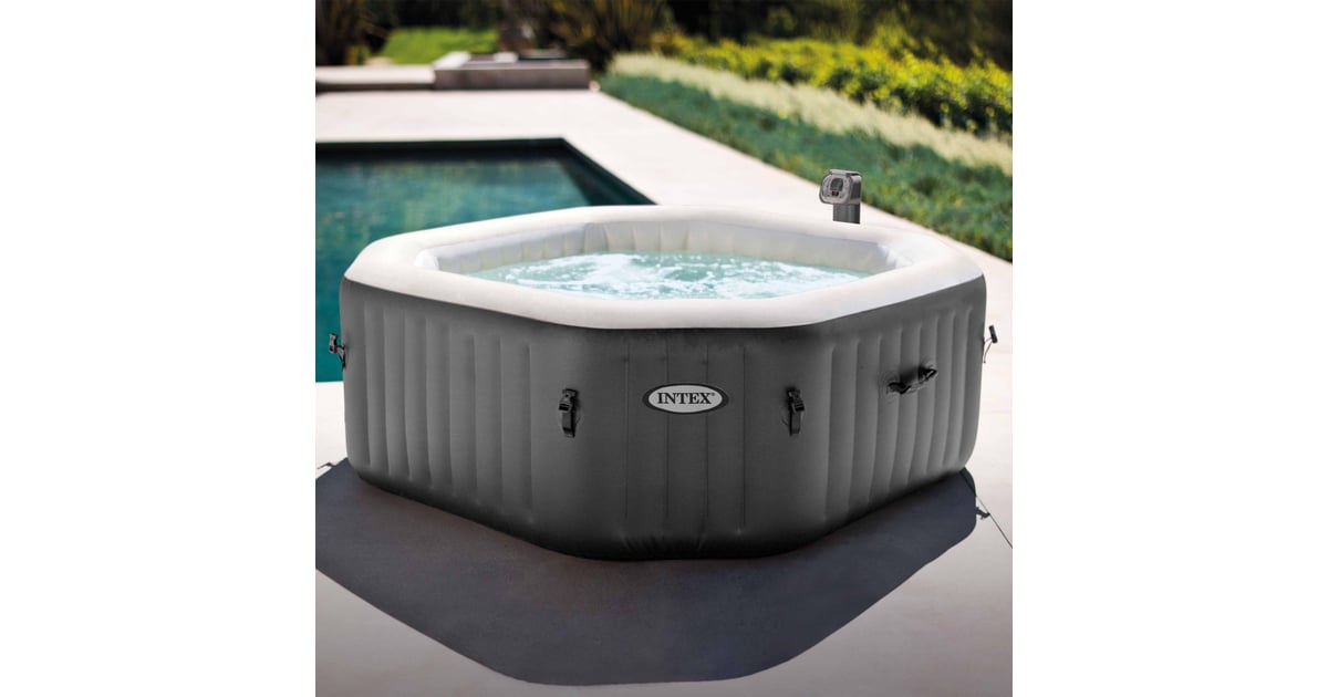 Intex 120 Bubble Jets Octagonal Portable Inflatable Hot Tub Spa Best