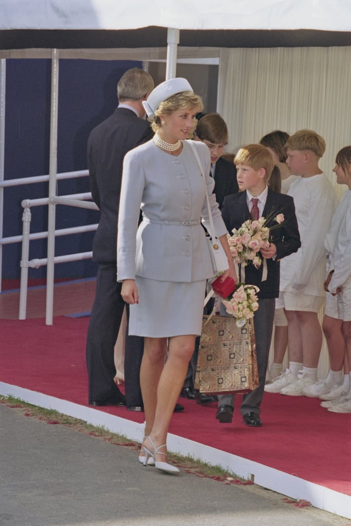 Princess Diana and Prince Harry attended the Heads of State Victory in Europe Remembrance Service together in May 1995.