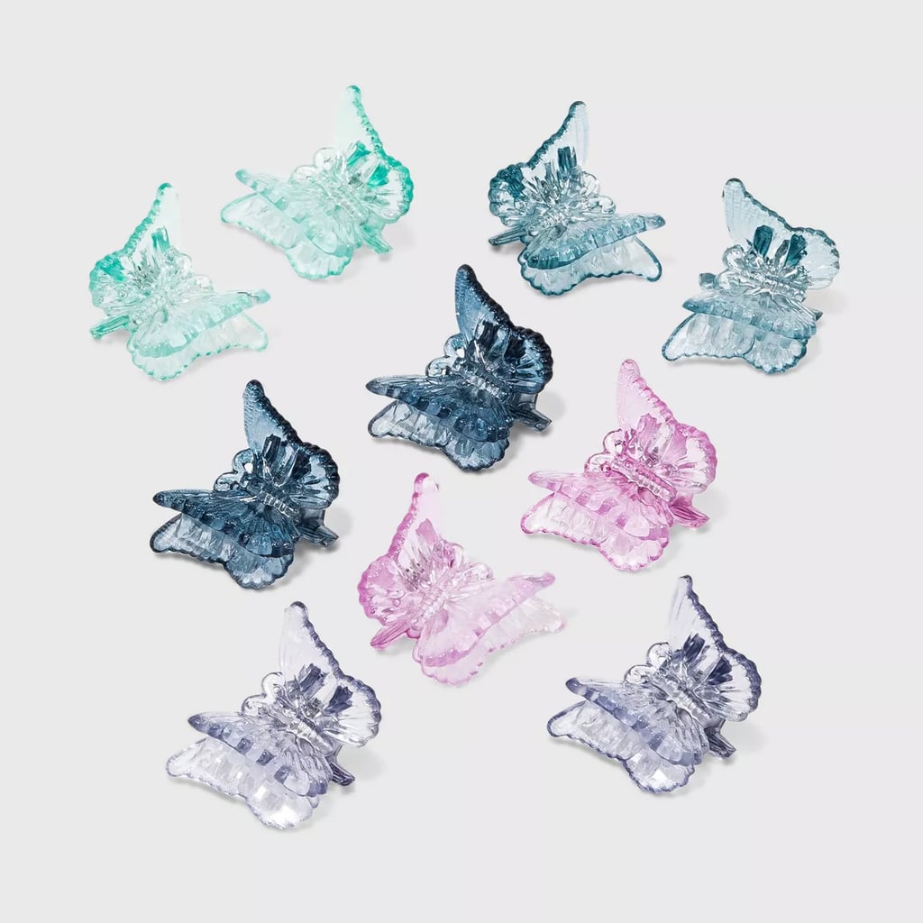 Wild Fable Butterfly Claw Hair Clips Set of 10