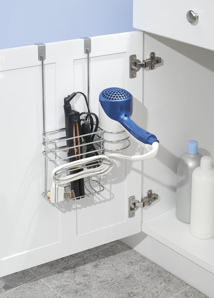 mDesign Over-Cabinet Hair Care Tools Holder