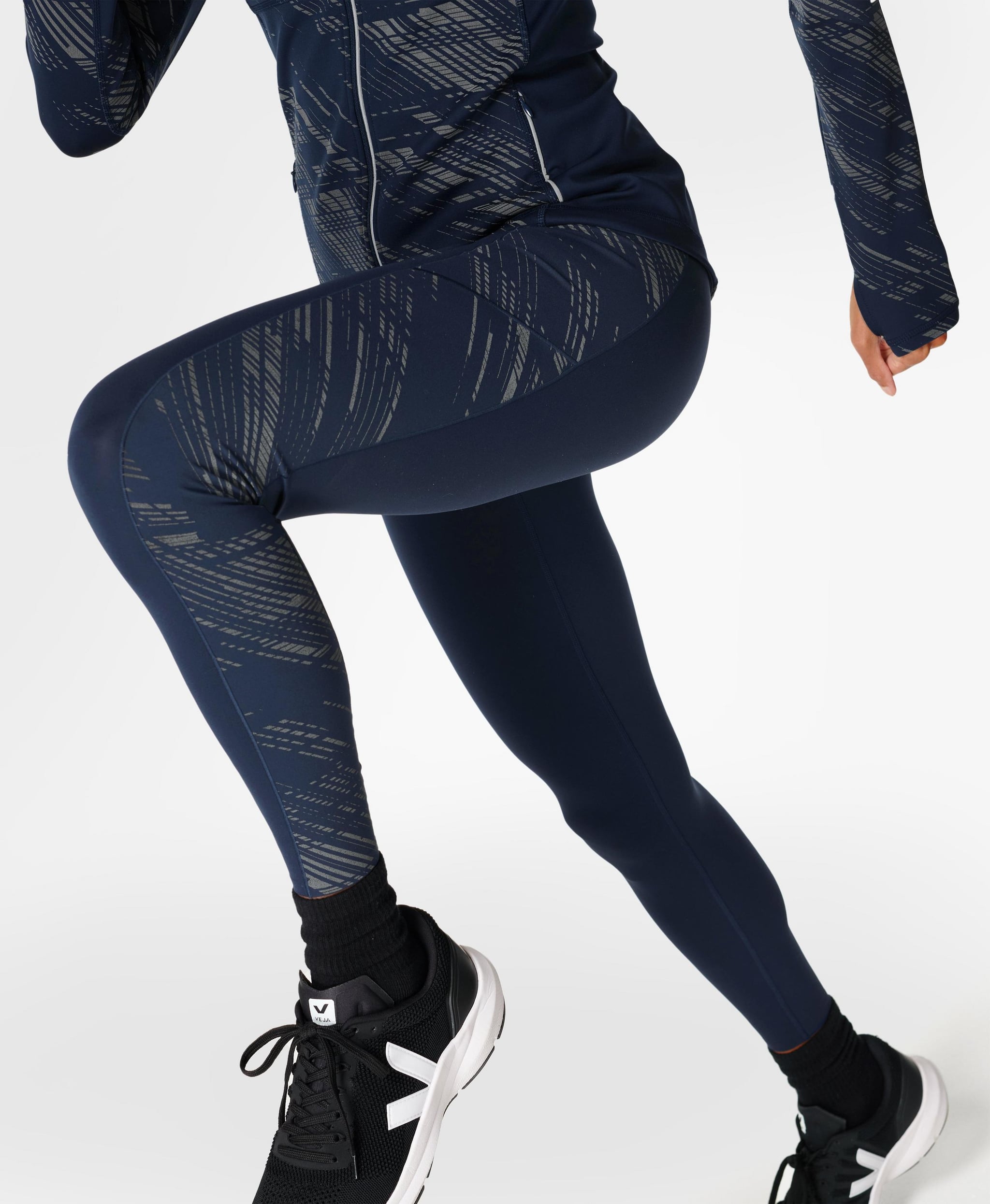 Sweaty Betty Thermodynamic Leggings with Reflective Side Stripe