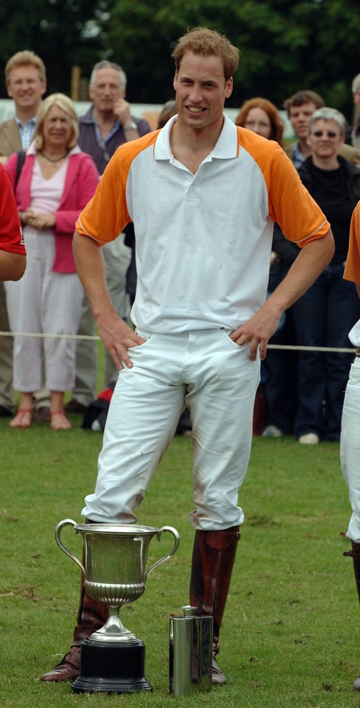 William Played in Some Charity Polo Matches