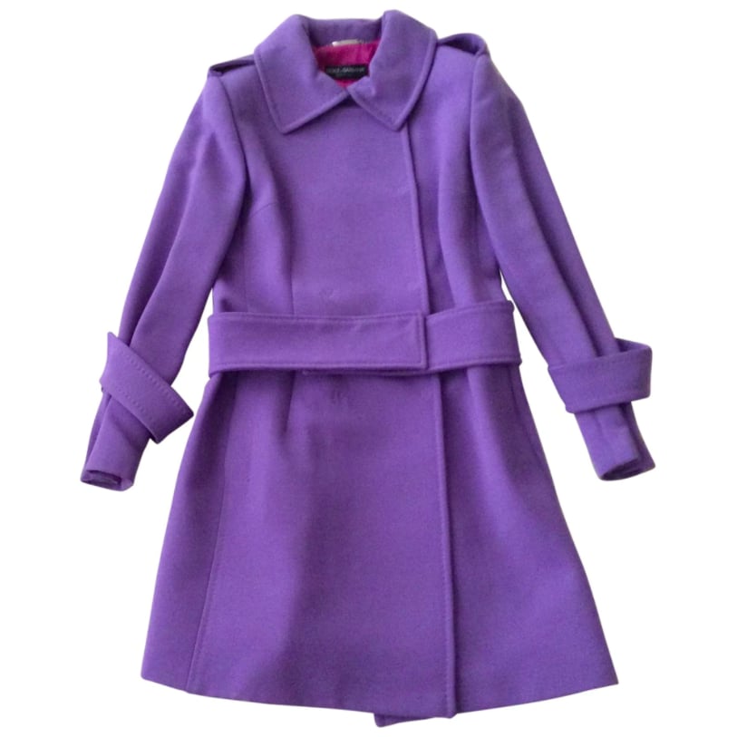 Dolce & Gabbana Purple Coat