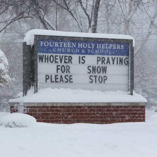 Funny Church Sign During the Polar Vortex | Picture
