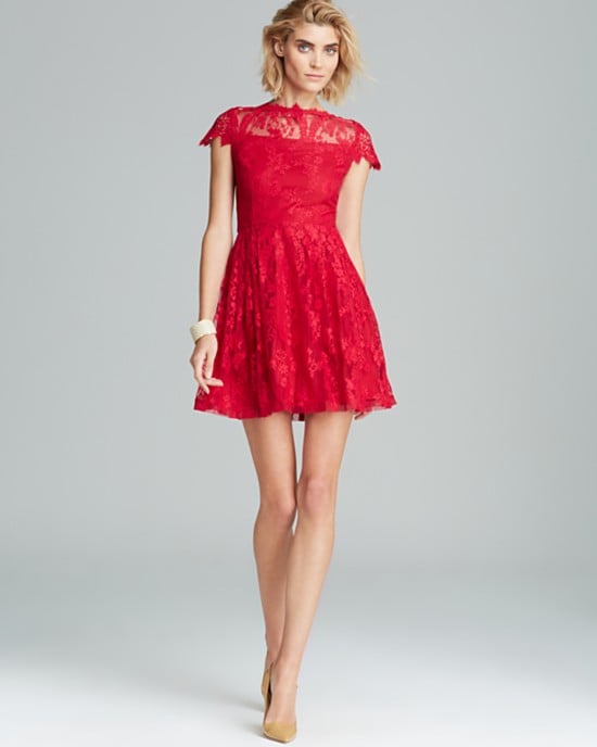 Cynthia Steffe Red Lace Dress