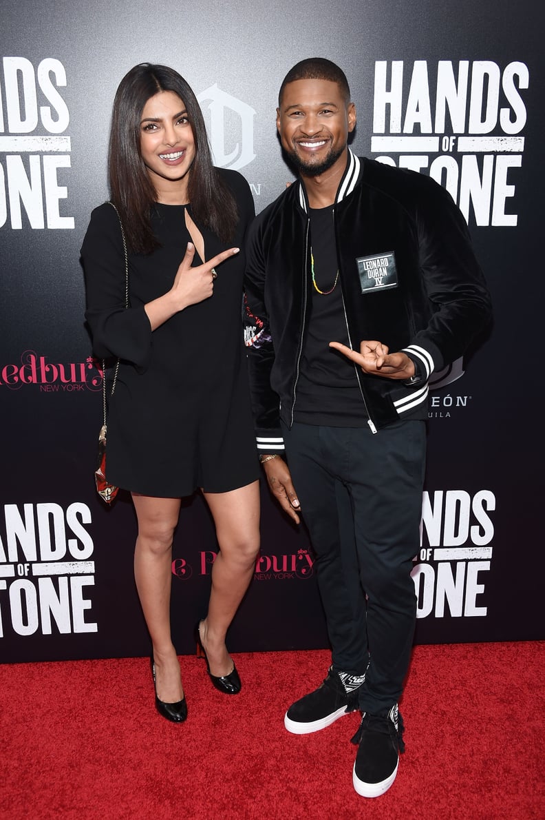 Priyanka Chopra Attended the Hands of Stone Premiere to Support Usher