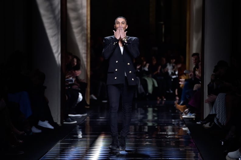 Olivier Rousteing Took a Bow in His Iconic Blazer