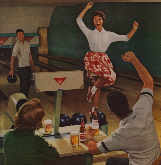 Let's get drunk and go bowling!