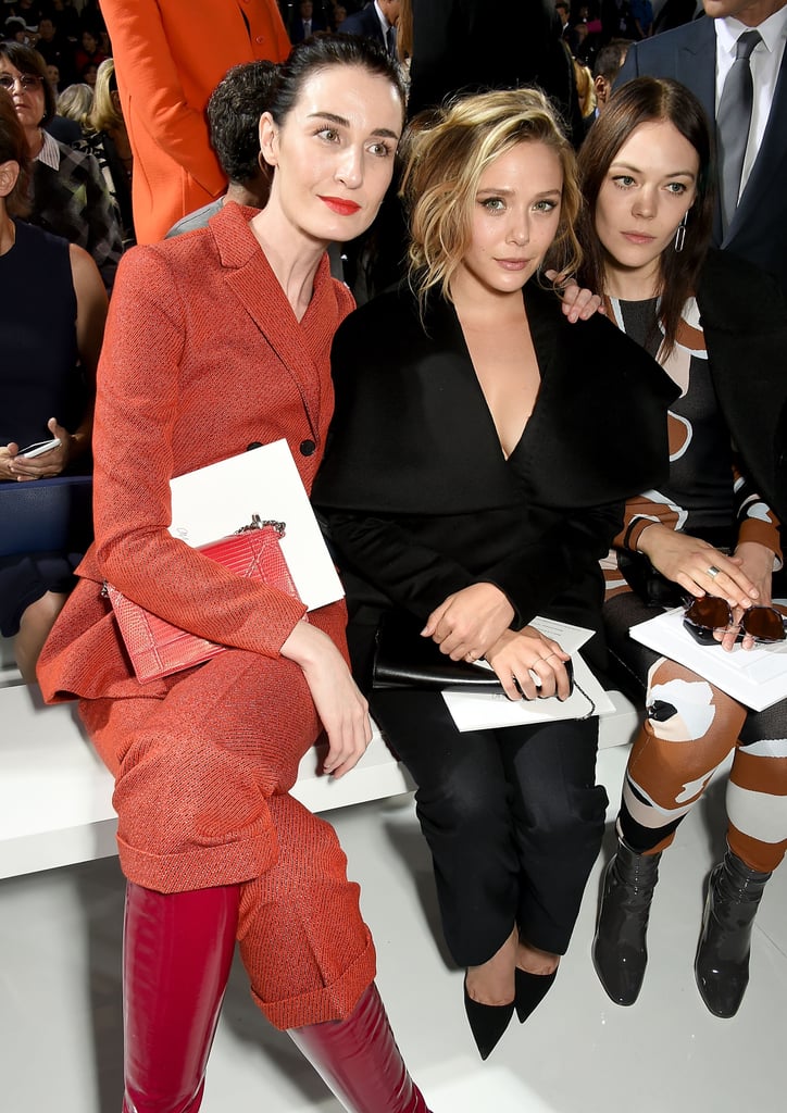 Erin O'Connor, Elizabeth Olsen, and Kinga Rajzak