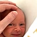 Video of Newborn Baby Smiling While Getting Her Head Rubbed