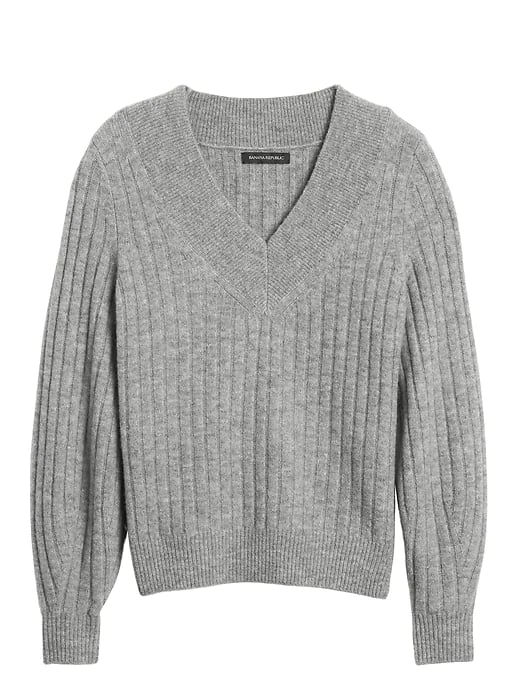 Aire Ribbed V-Neck Sweater