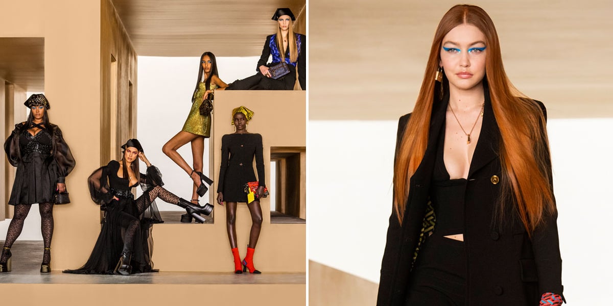 Gigi Hadid Returns To Runway At Versace Fall 2021 Show