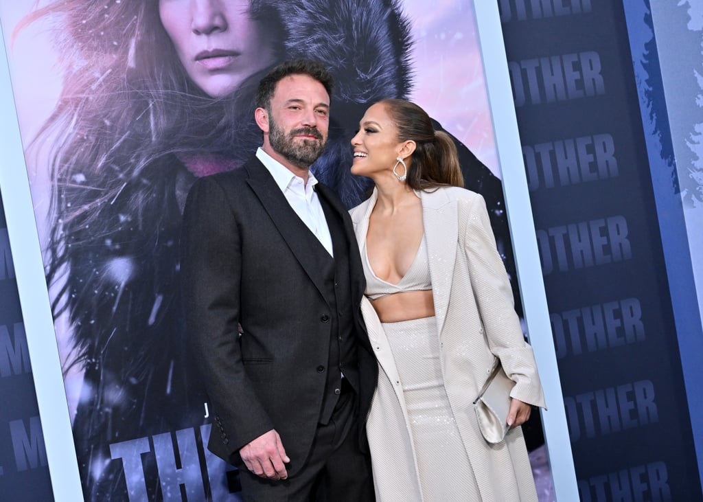J Lo's Sparkly Outfit at The Mother Premiere