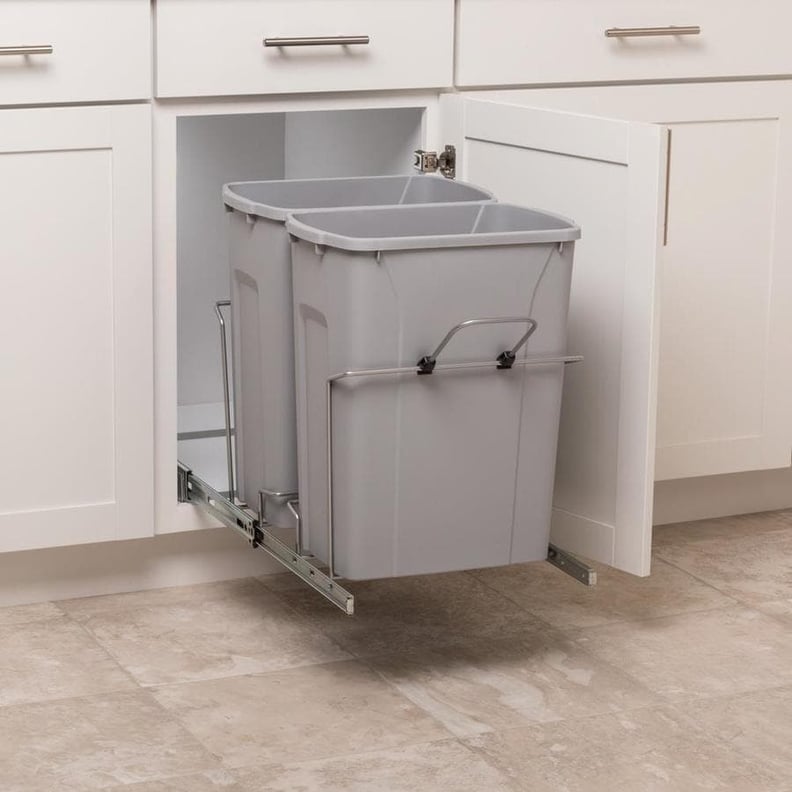 Simply Put 35-Quart Plastic Pull Out Trash Can