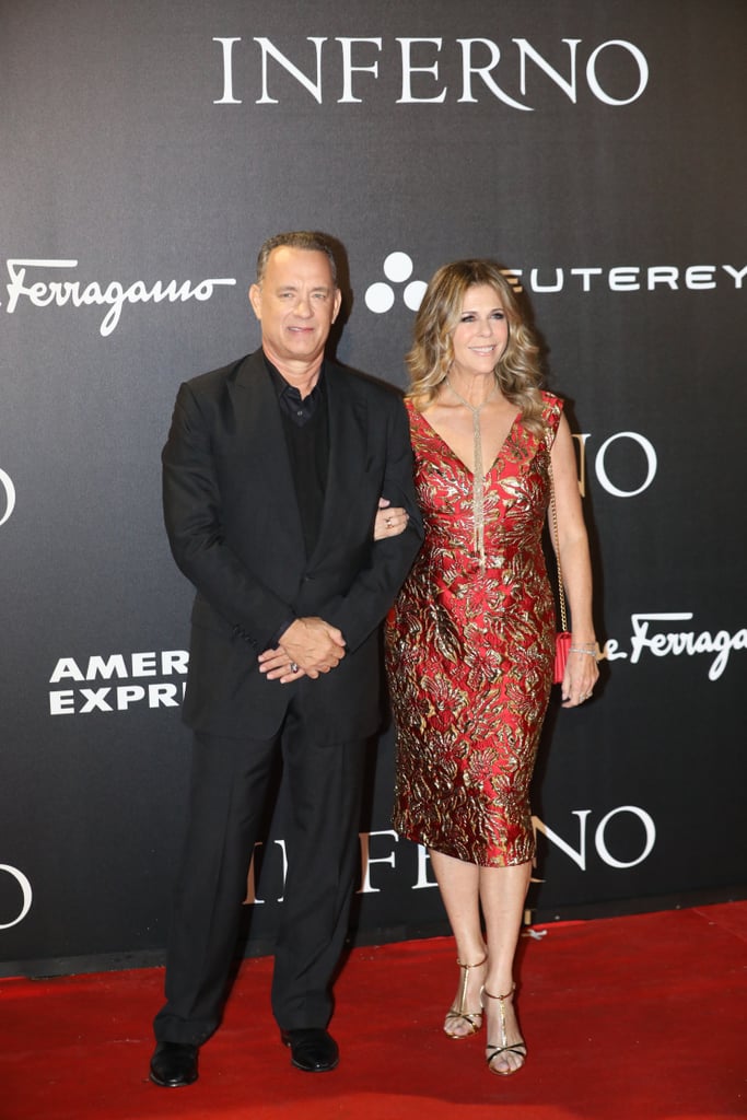 Tom Hanks and Rita Wilson at Inferno Premiere in Italy 2016