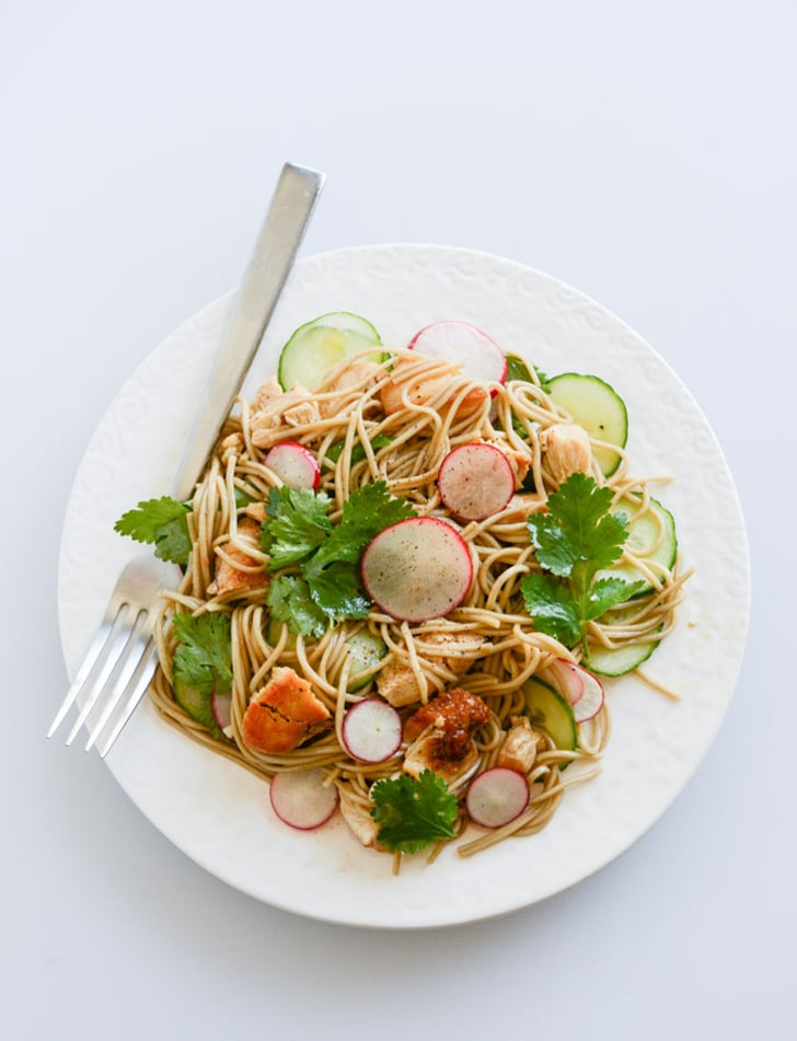 Soba Noodle Salad With Caramelized Chicken and Chili Oil