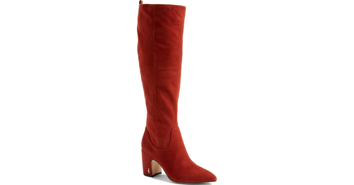 sam edelman hai knee high boot camel