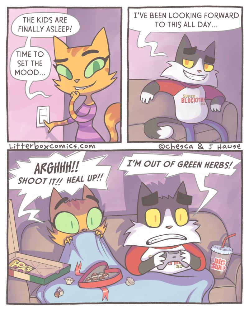 Litterbox Comics on What Happens When the Kids Go to Bed