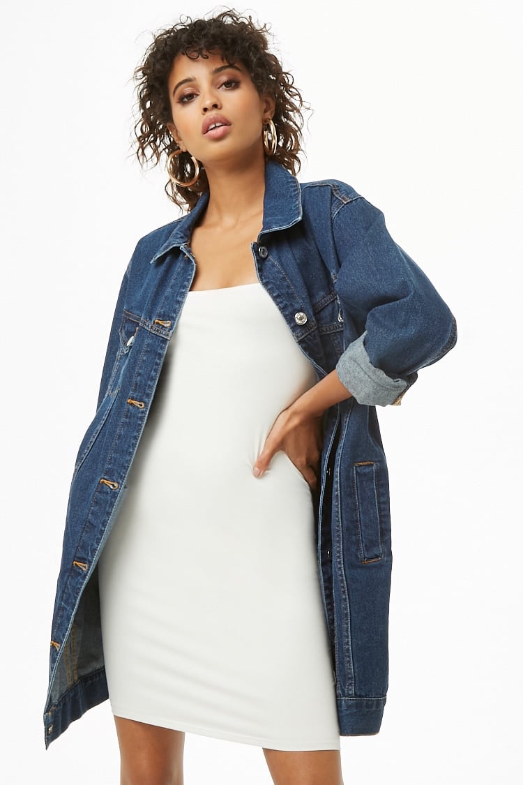 Forever 21 Longline Denim Jacket