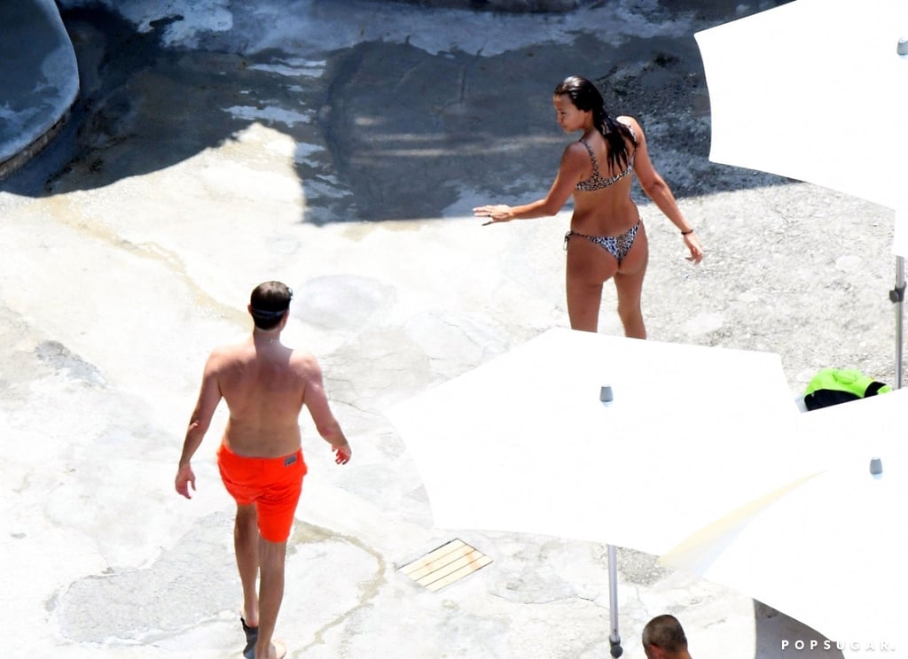 Bradley Cooper and Irina Shayk on the Beach in Italy 2018