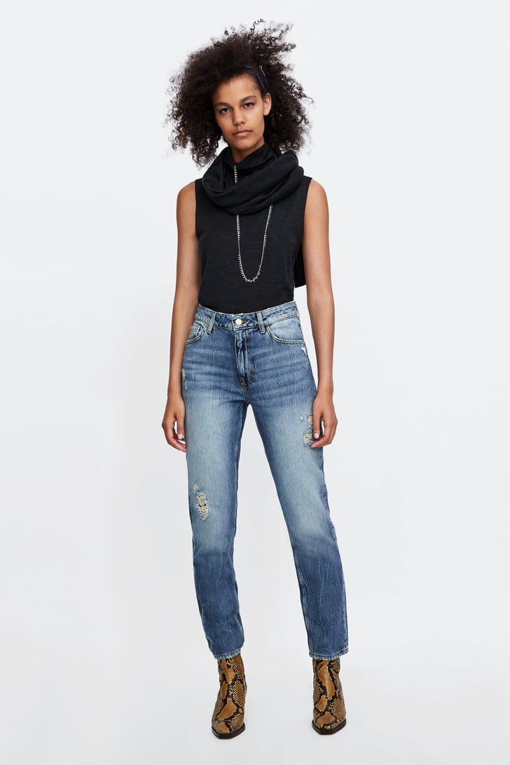 Zara Mom Fit Jeans | Denim Trends Fall 2018 | POPSUGAR Fashion Photo 13