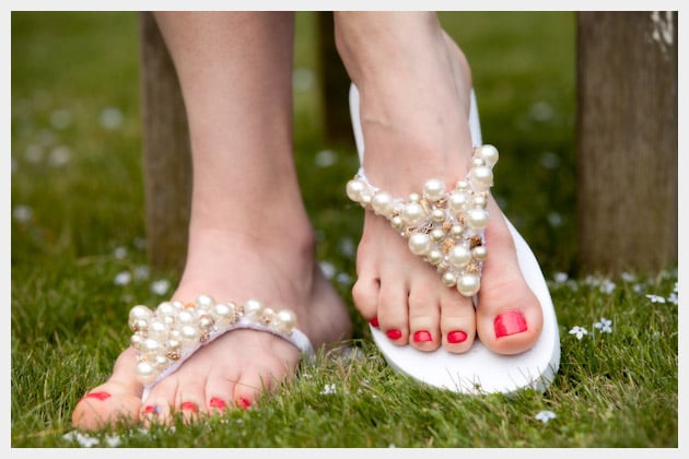 Beaded Flip-Flops Beaded Flip-Flops