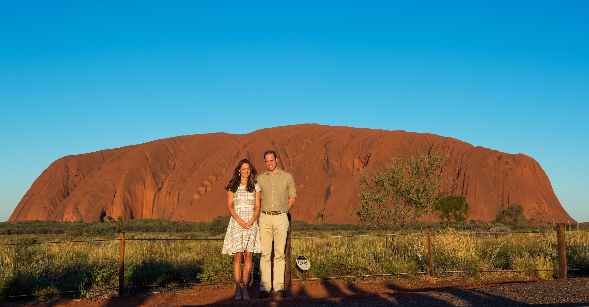 Prince William And Kate Middleton At Ayers Rock Popsugar Celebrity