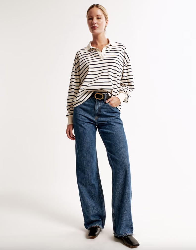 Abercrombie High Rise Loose Jean